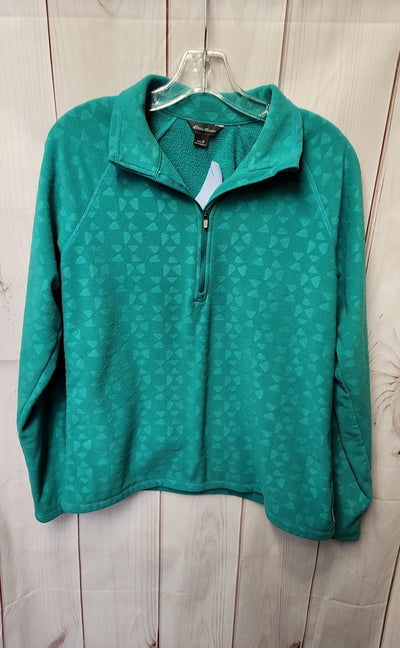 Eddie Bauer Women's Size M Green Sweatshirt