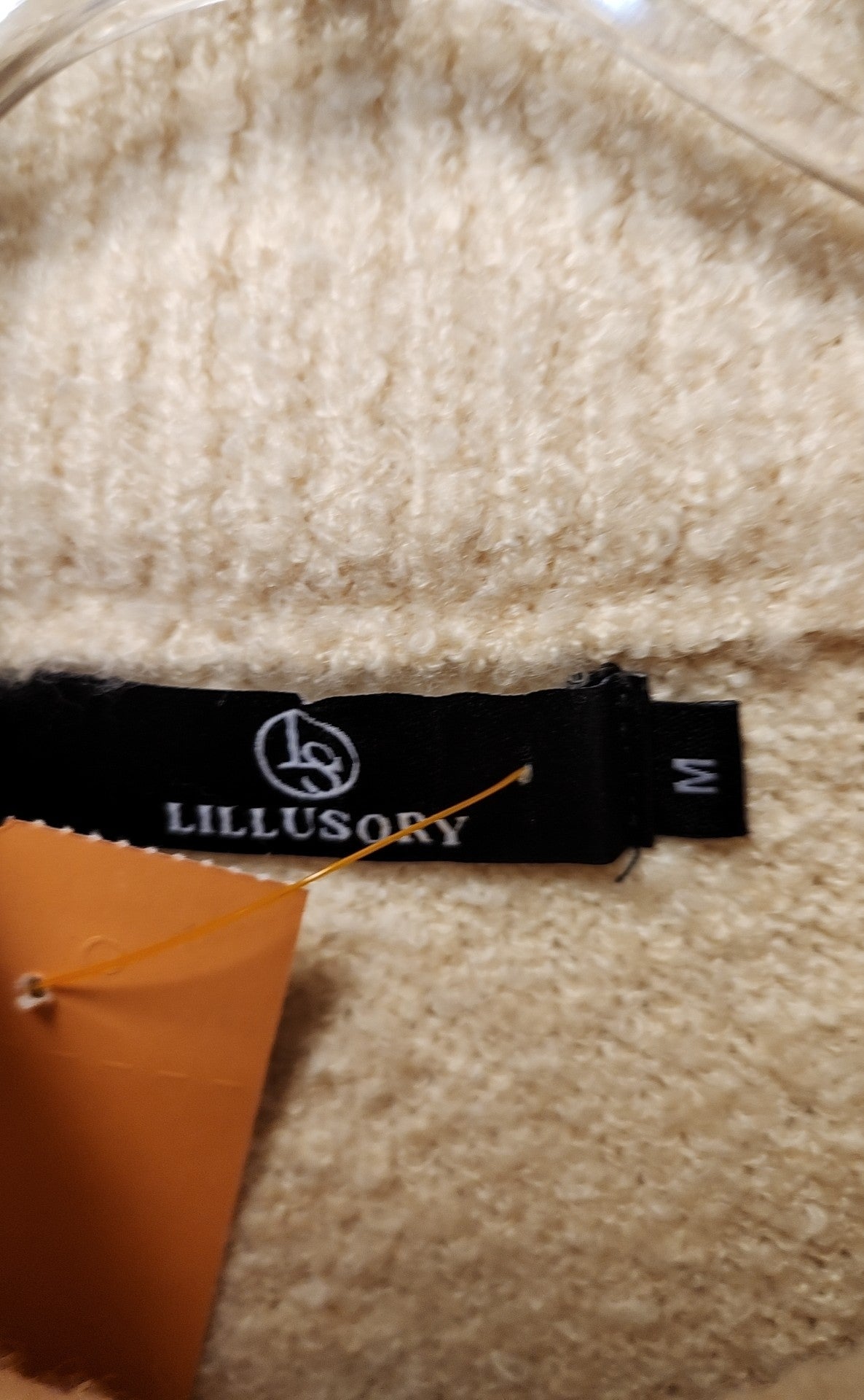 Lillusory Women's Size M Cream Sweater