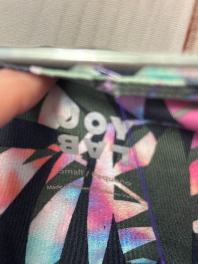 Joy Lab Women's Size S Green Floral Leggings