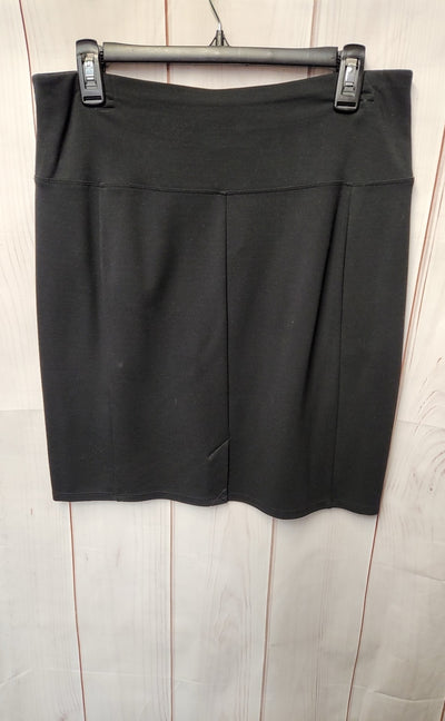 J Jill Wearever Collection Women's Size M Petite Black Skirt