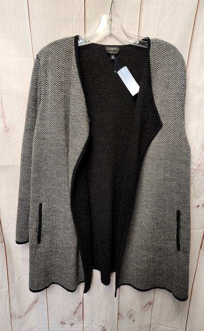 Talbots Women's Size XL Petite Gray Cardigan