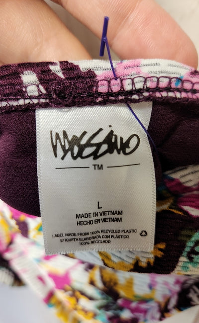 Mossimo Women's Size L Purple Floral Swim Bottom