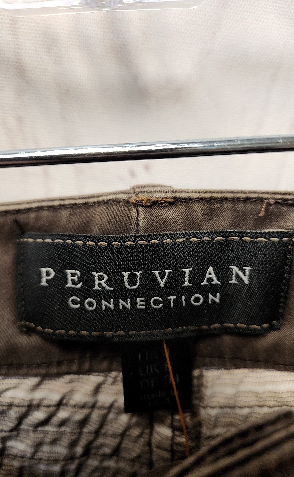Peruvian Connection Women's Size 4 Brown Pants