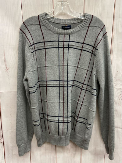 Croft & Barrow Men's Size L Gray Sweater