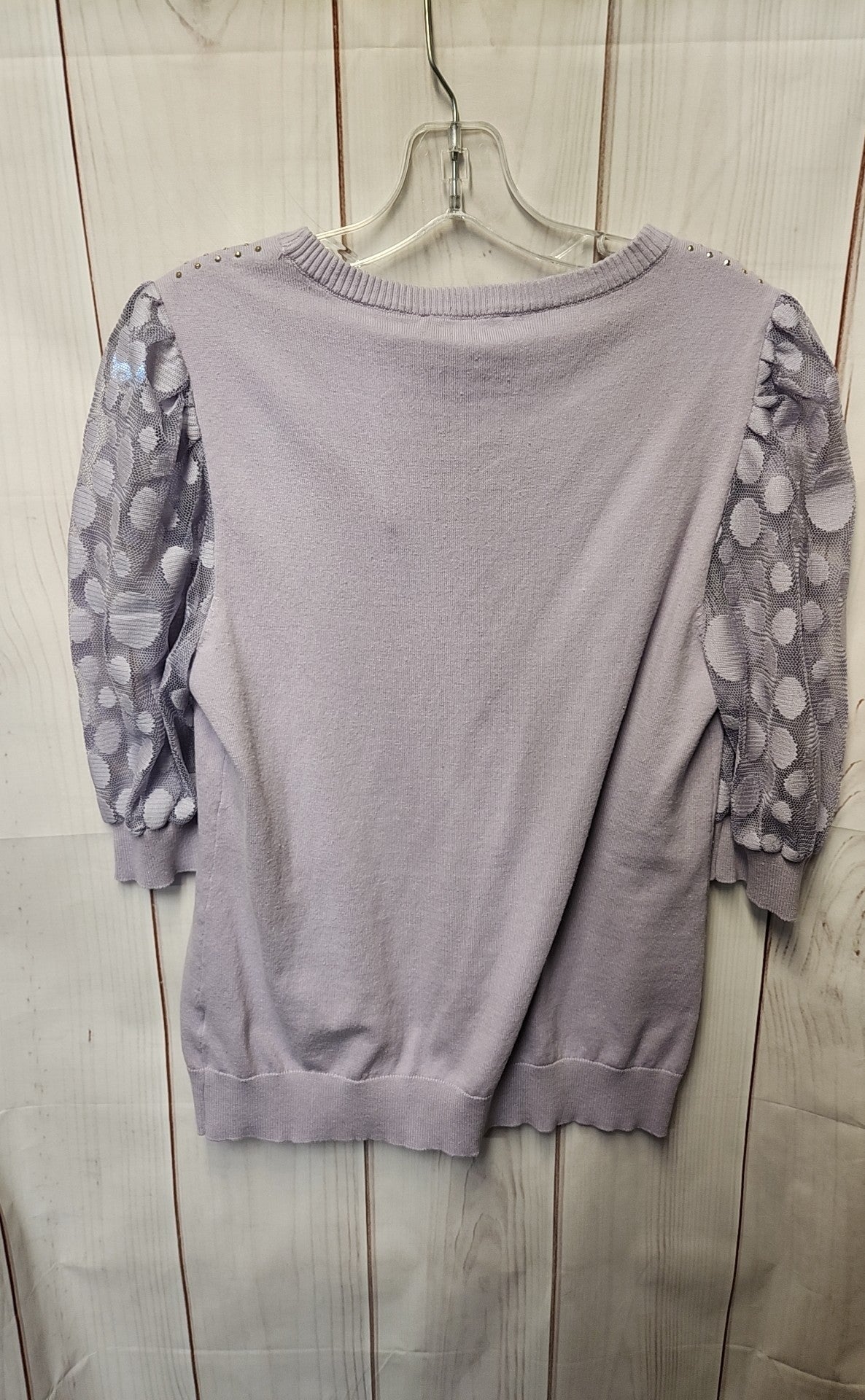 Belldini Women's Size M Purple 3/4 Sleeve Top