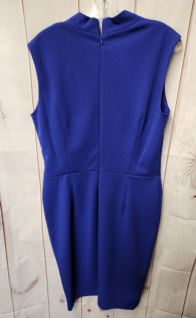 London Times Women's Size 12 Blue Dress