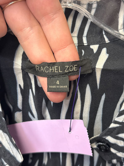 Rachel Zoe Women's Size 4 Black & White Dress