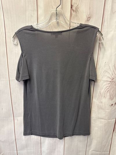 Drew Women's Size S Gray Cold Shoulder Top