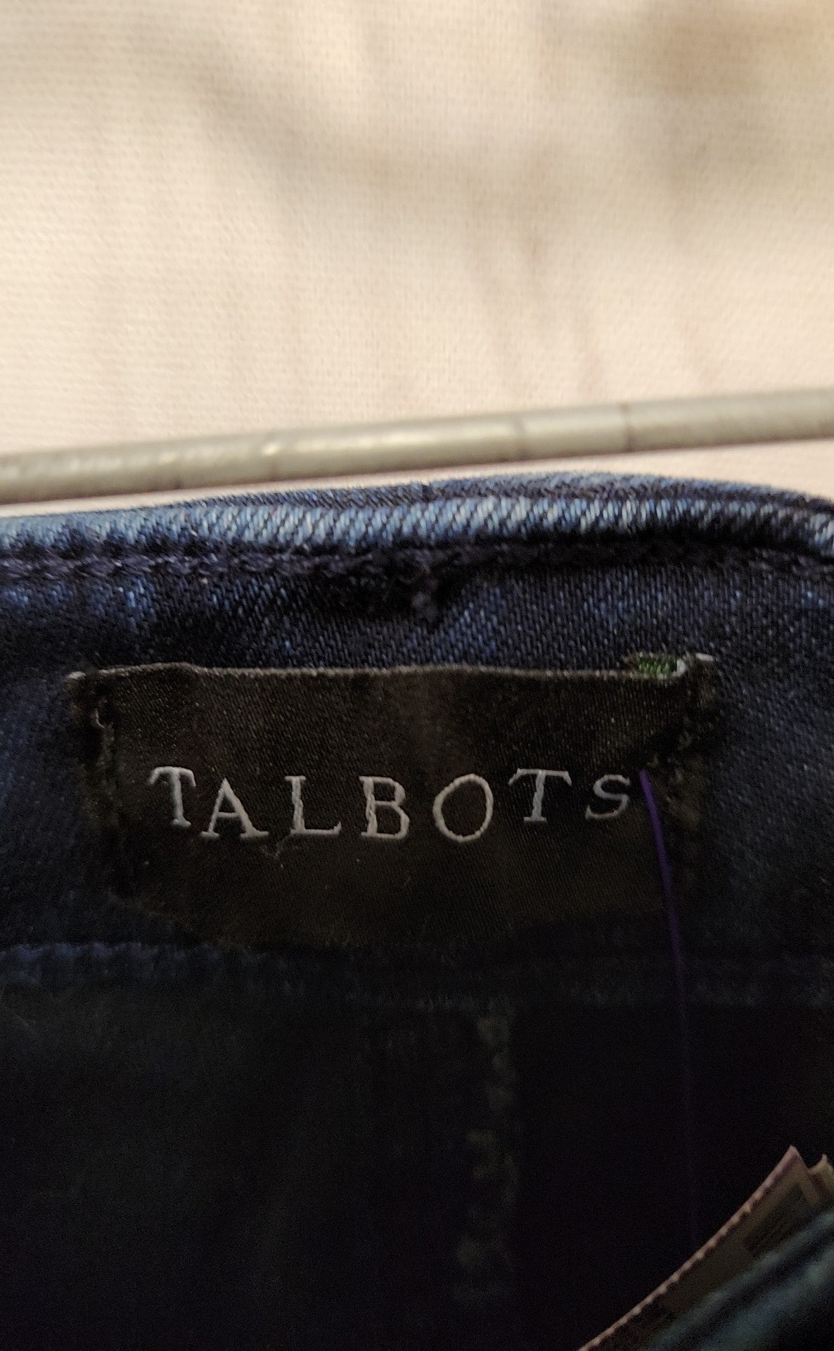 Talbots Women's Size 6 Petite Blue Long Sleeve Top Jegging