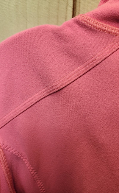 Lululemon Women's Size 8 Pink Active Jacket AS IS- pilling