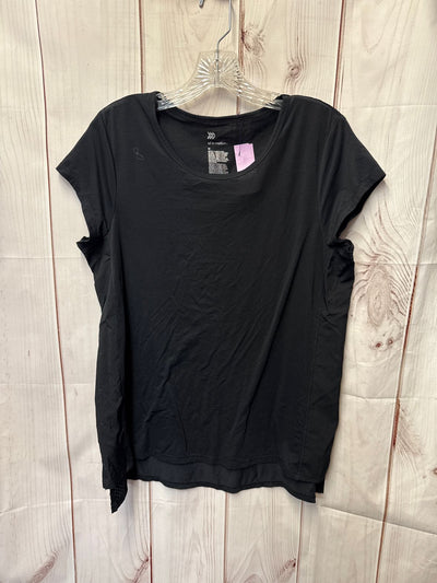 All in Motion Women's Size M Black Short Sleeve Top