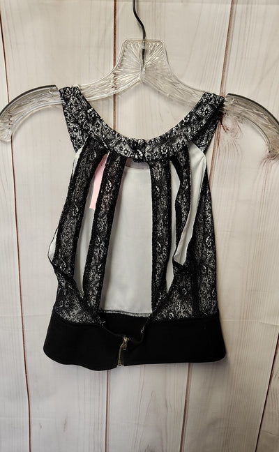 Double Zero Women's Size S Black Sleeveless Top
