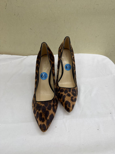 Nine West Women's Size 6-1/2 leopard print Pumps Shoes