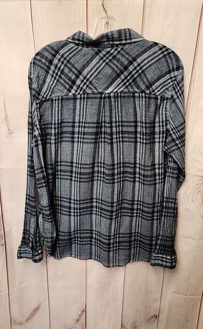 Lucky Brand Women's Size XL Blue Long Sleeve Top