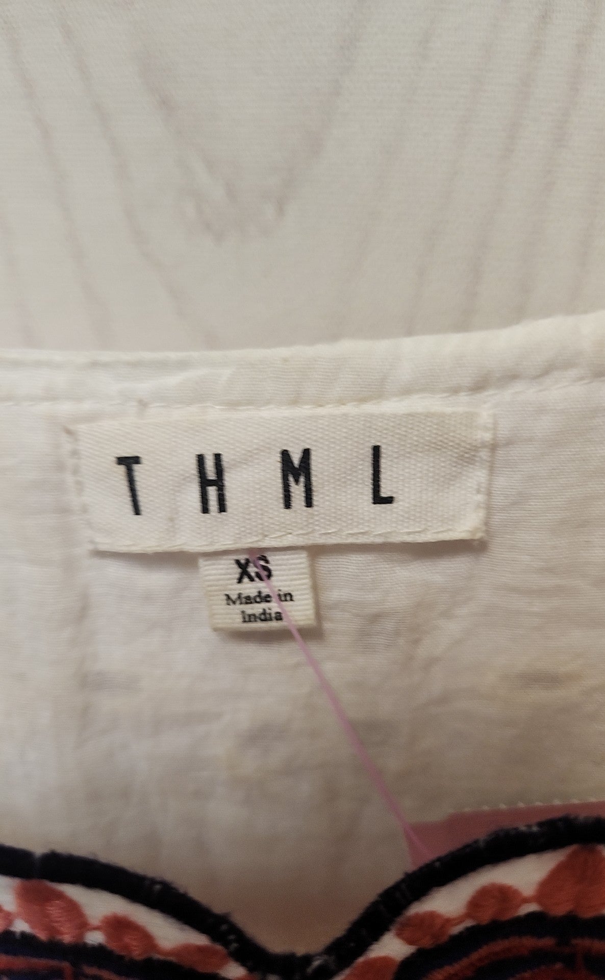 Thml Women's Size XS White Short Sleeve Top