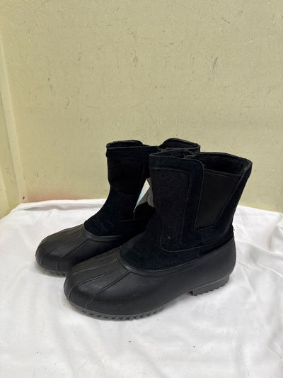 NWT Propet Women's Size 6-1/2 Black Waterproof Boots Shoes