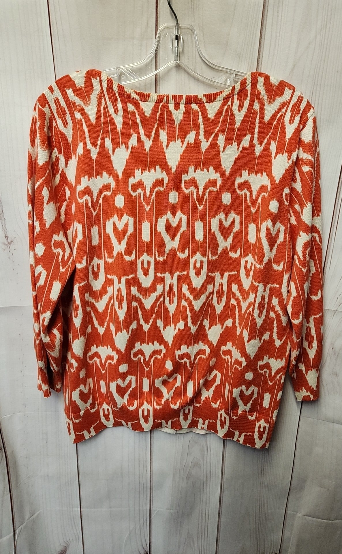 Talbots Women's Size XL Orange Cardigan