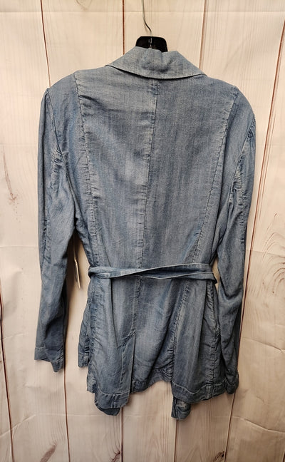 NWT Black Tape Women's Size XL Blue Long Sleeve Top