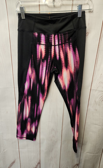 Calvin Klein Women's Size S Black & Purple Leggings