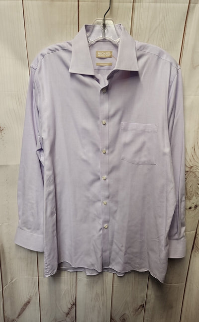 Michael Kors Men's Size L Purple Shirt