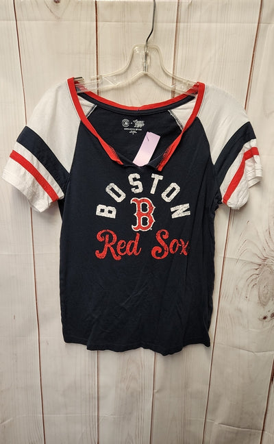 Red Sox Women's Size M Navy Short Sleeve Top