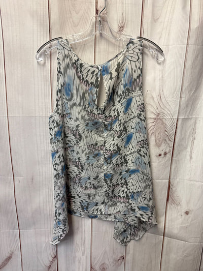 DKNY Women's Size L White Sleeveless Top