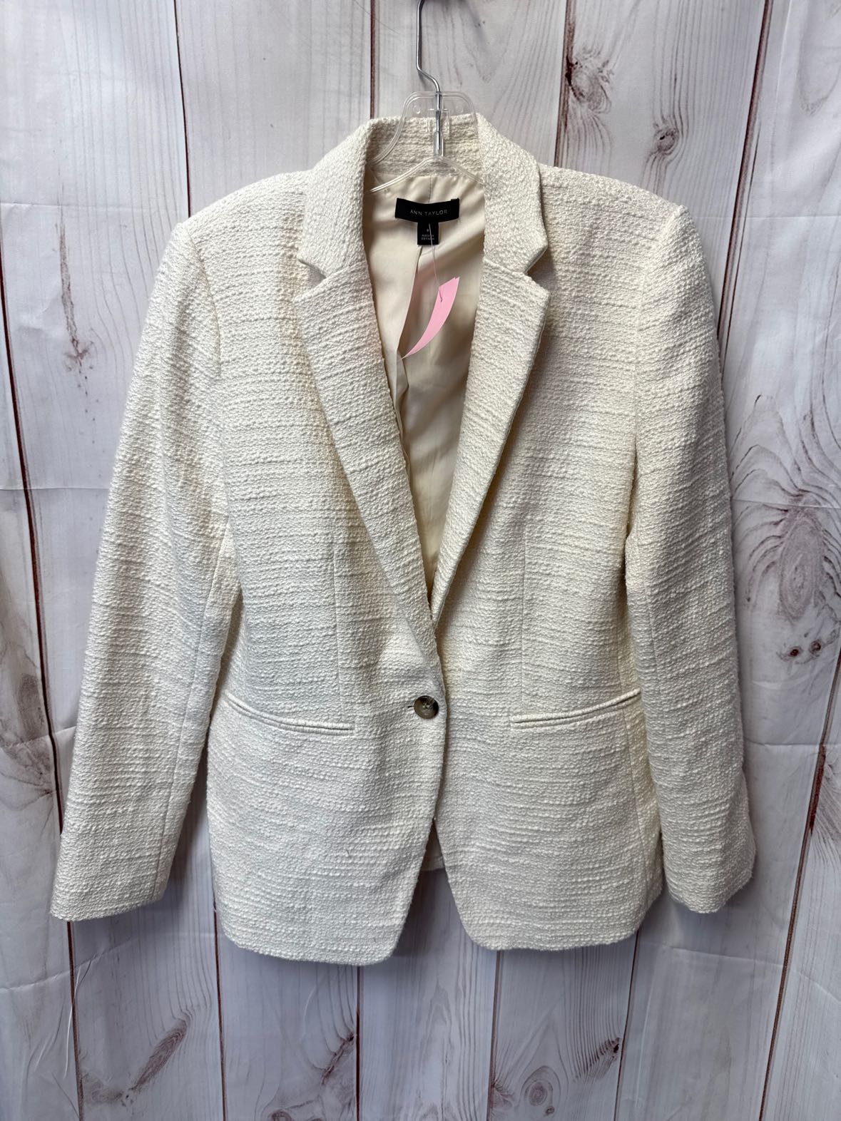 Ann Taylor Women's Size 8 White Blazer