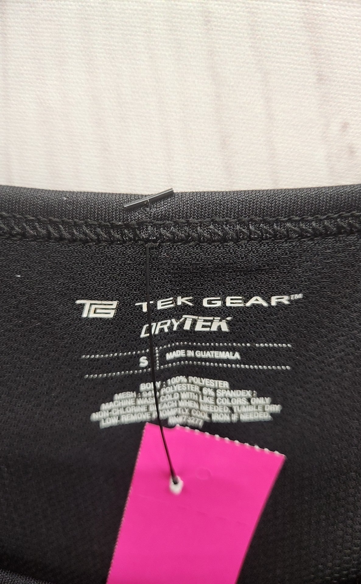 Tek Gear Women's Size S Black Sleeveless Top
