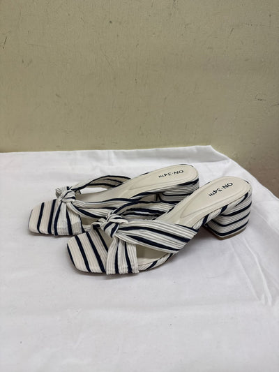 On 34th Women's Size 10 White Sandals