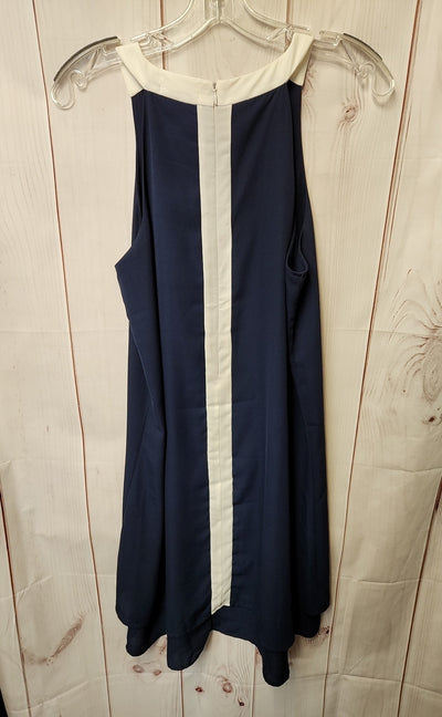 Monteau Women's Size L Navy Dress