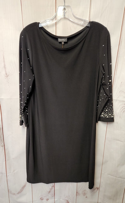 Nicole Miller Women's Size L Black Dress