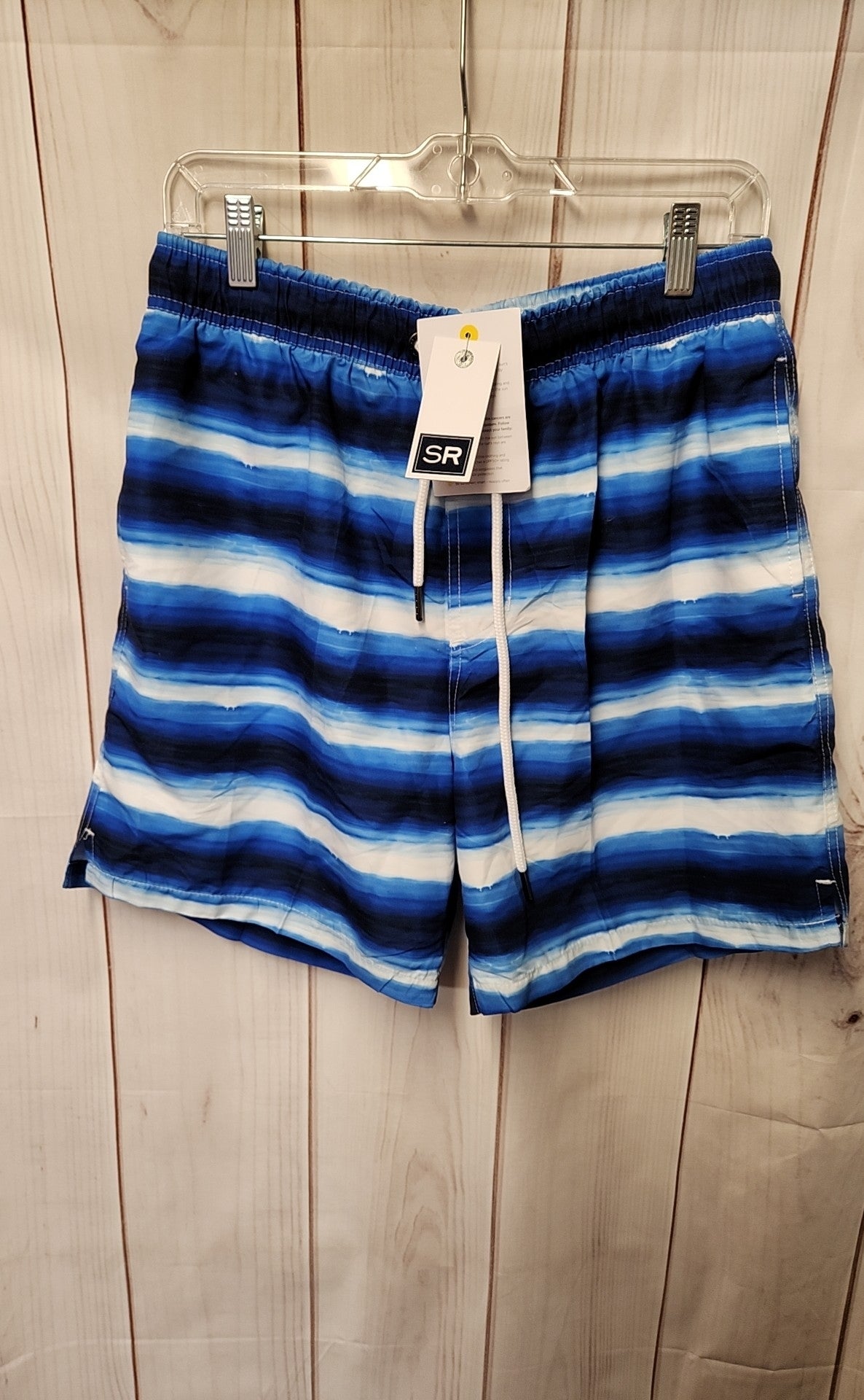 SR  Men's Size M Blue Swim Trunks