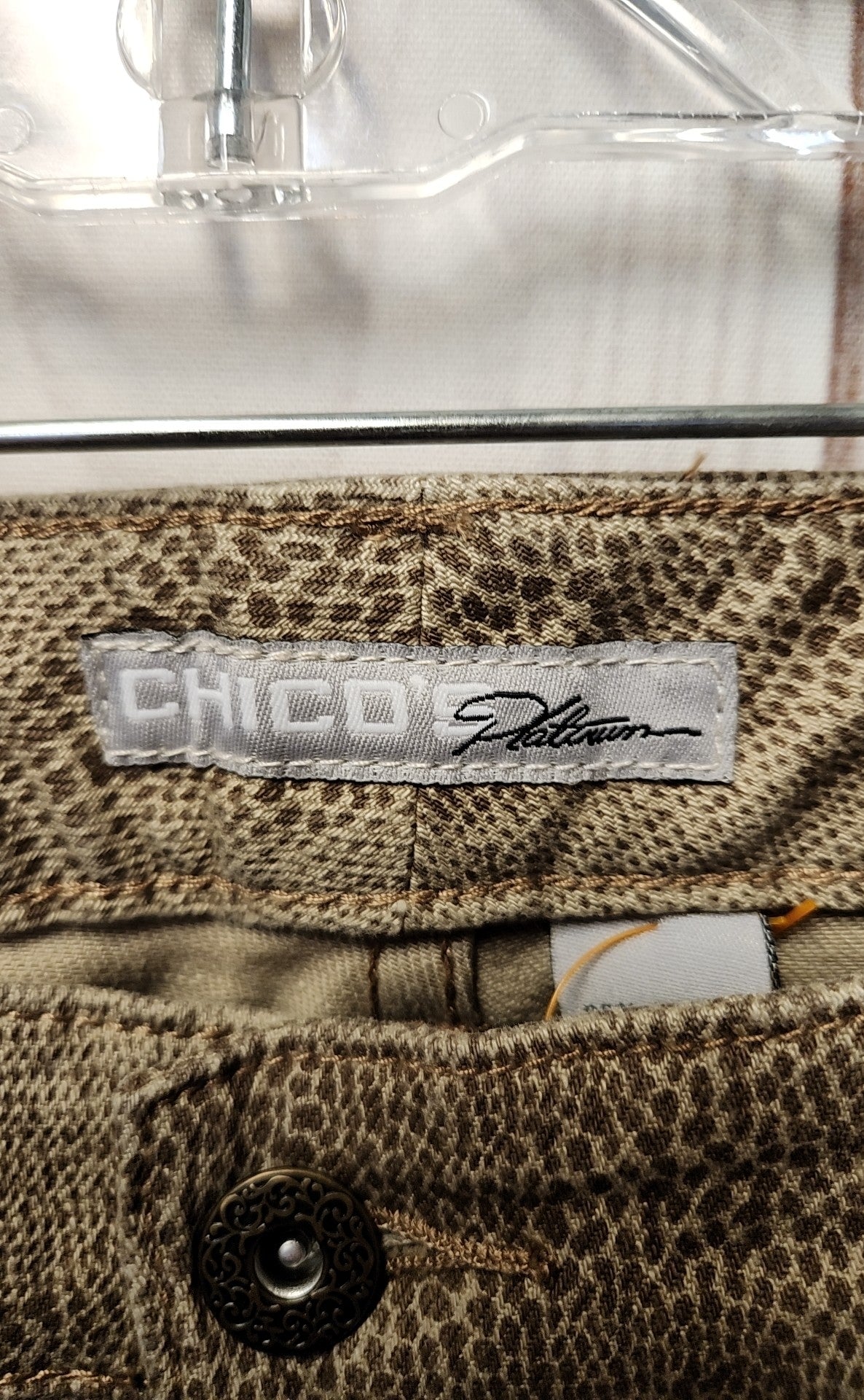 Chico's Women's Size 3 = US14 Beige Pants
