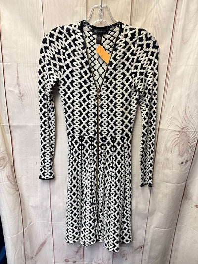 INC Women's Size Petite White & Black Dress
