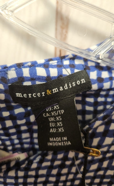 NWT Mercer & Madison Women's Size XS Blue Dress