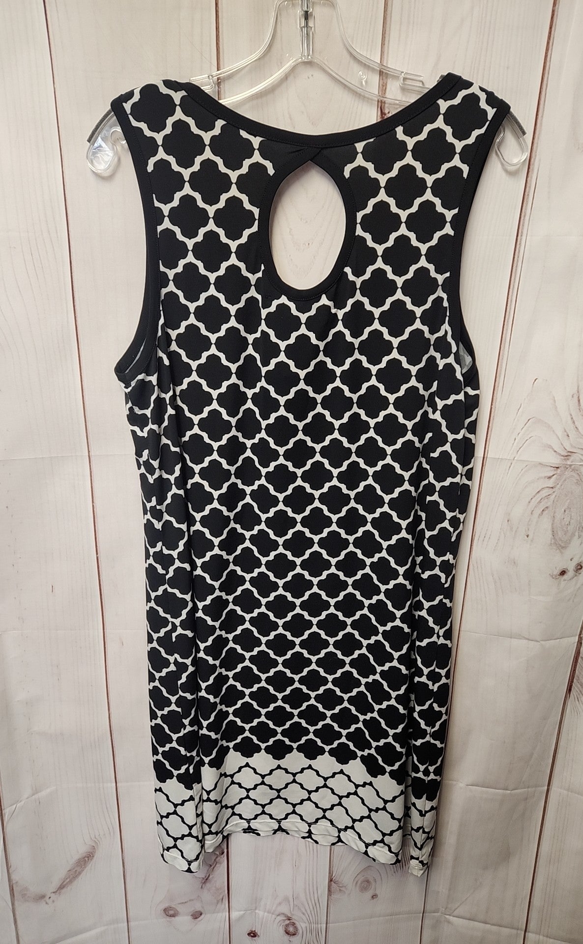 Max Studio Women's Size XL Black & White Dress