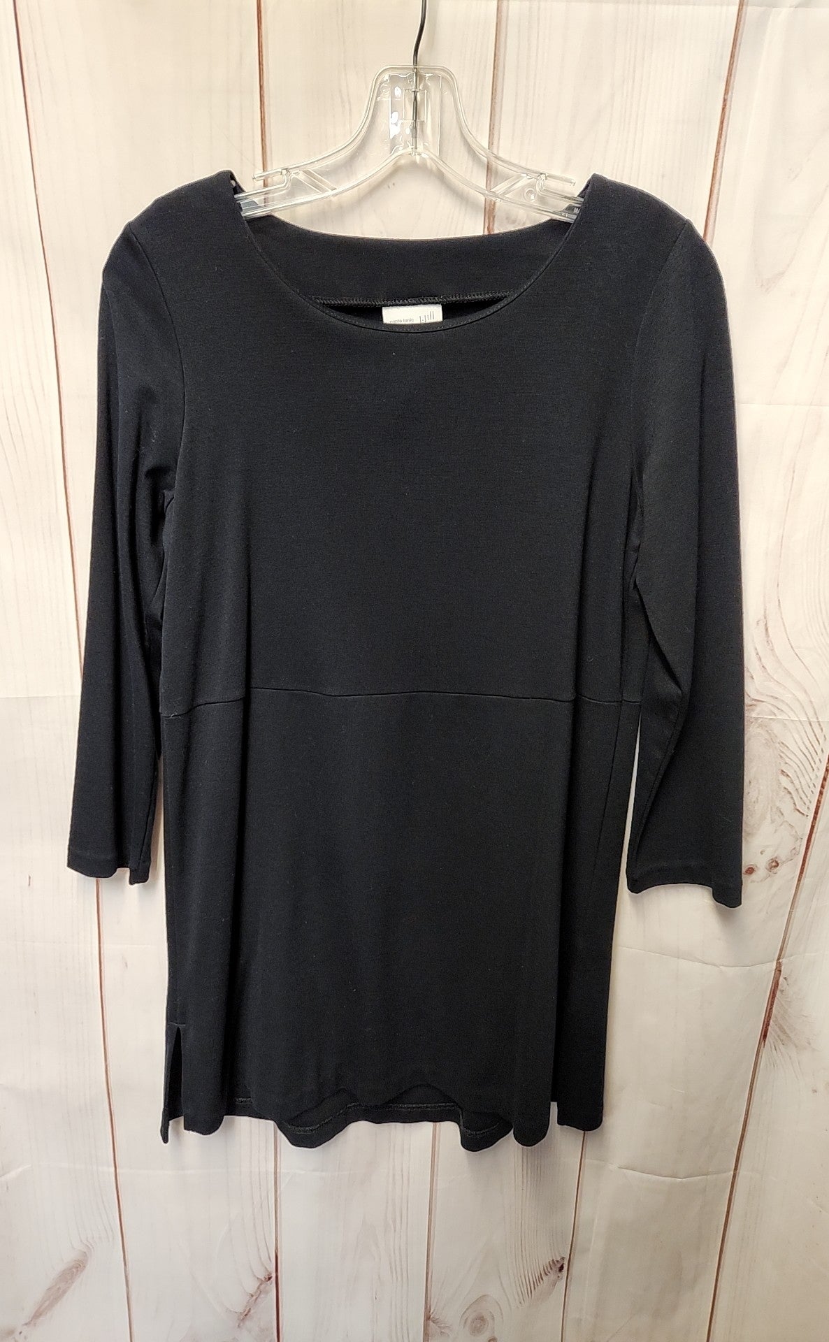J Jill Women's Size XS Black 3/4 Sleeve Top