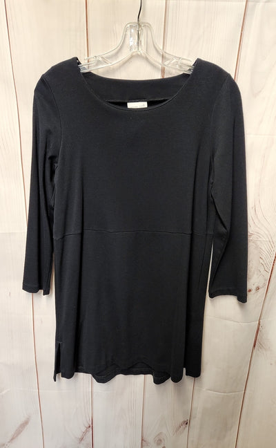 J Jill Women's Size XS Black 3/4 Sleeve Top