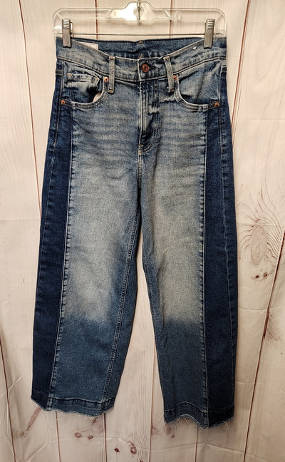 Gap Women's Size 26 (1-2) Blue Jeans High Rise Stride