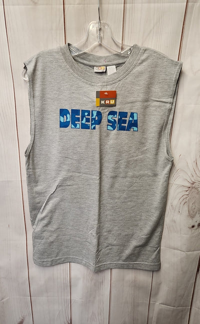 NWT KRU Boy's Size 16 Gray Shirt