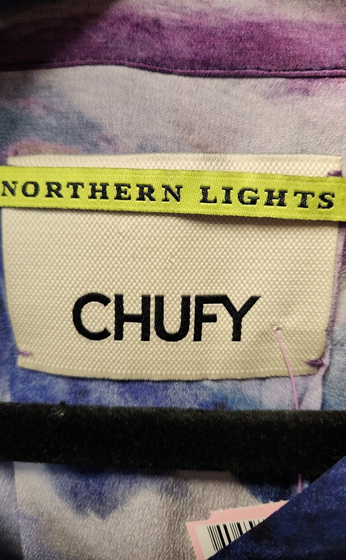 Chufy Northern Lights Women's Size XS Purple Silk Dress