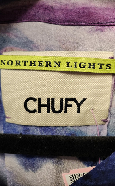 Chufy Northern Lights Women's Size XS Purple Silk Dress