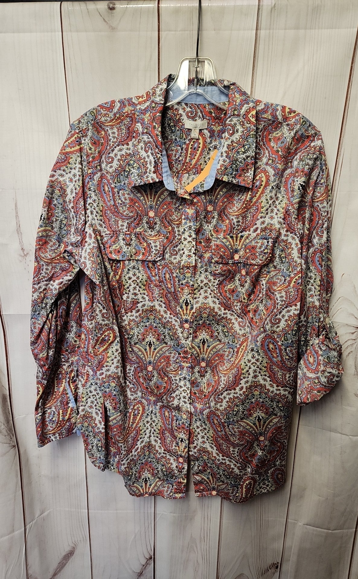 Talbots Women's Size 1X Pink Long Sleeve Top