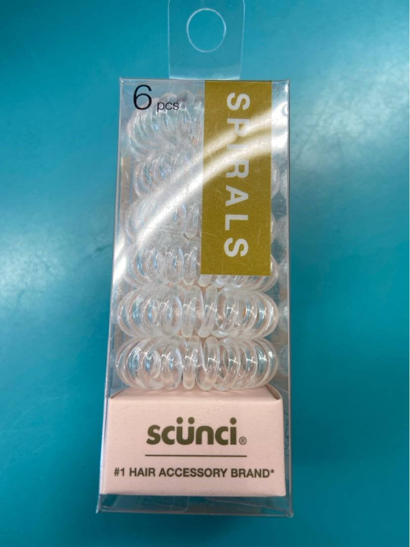 NIB 6PCS Scunci Hair Ties Cosmetic