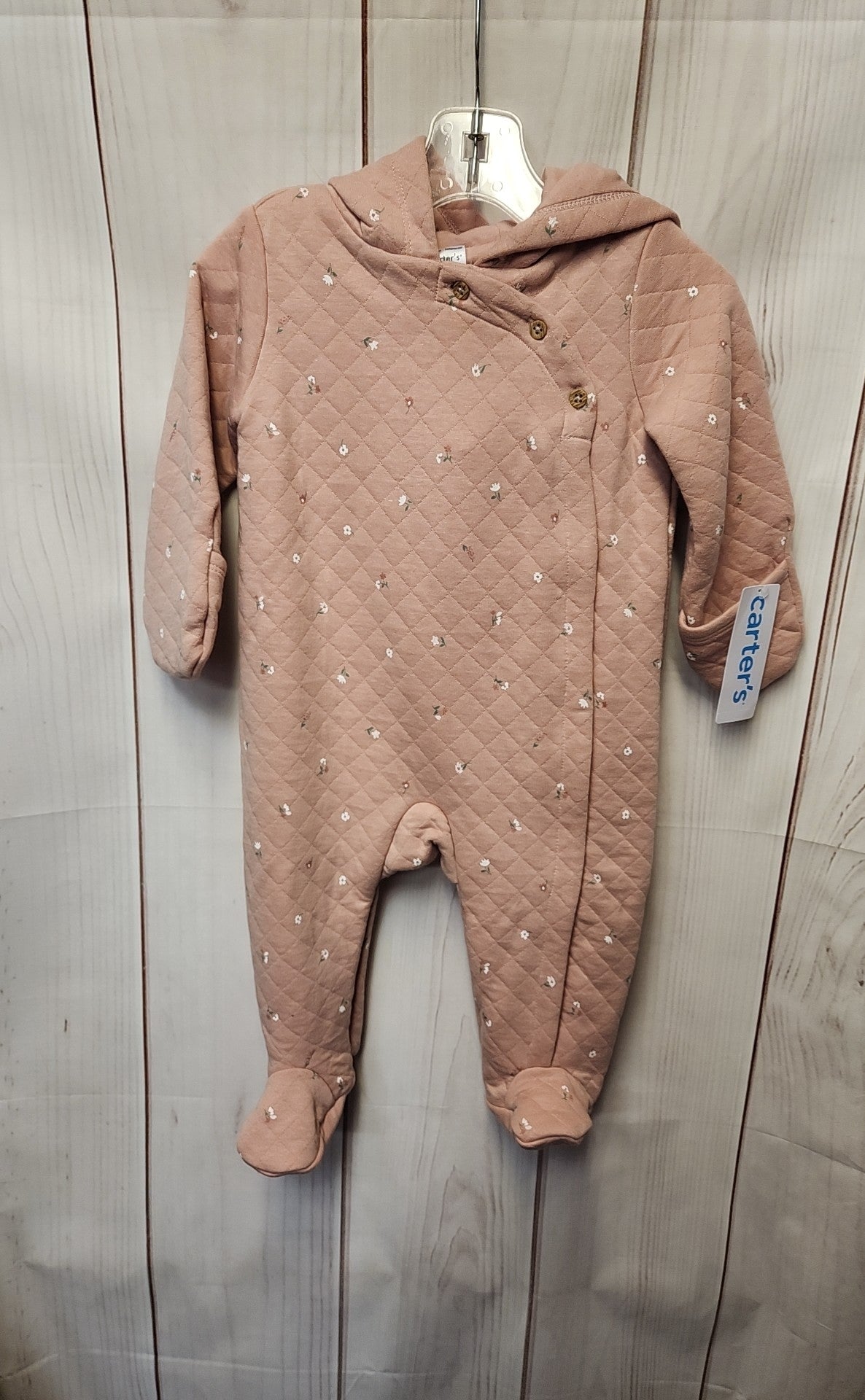 NWT Carters Girl's Size 6 Months Pink Pajamas
