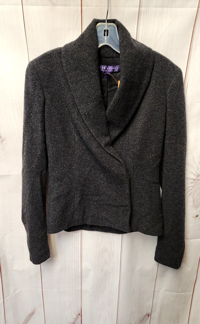 Ralph Lauren Collection  Purple Label Women's Size 4 Gray Wool/Cashmere Blazer