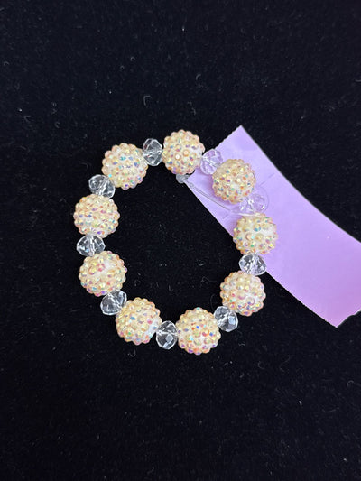 White Beaded Bracelet