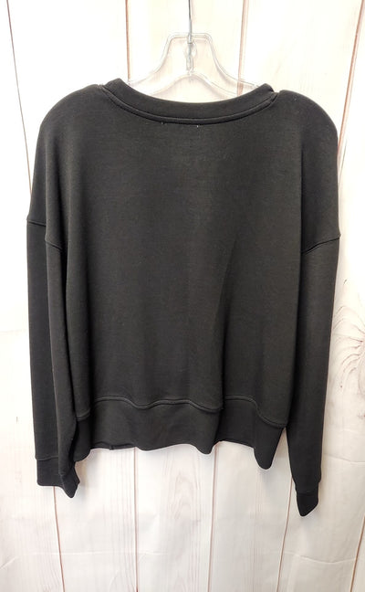 For The Republic Women's Size L Black Long Sleeve Top