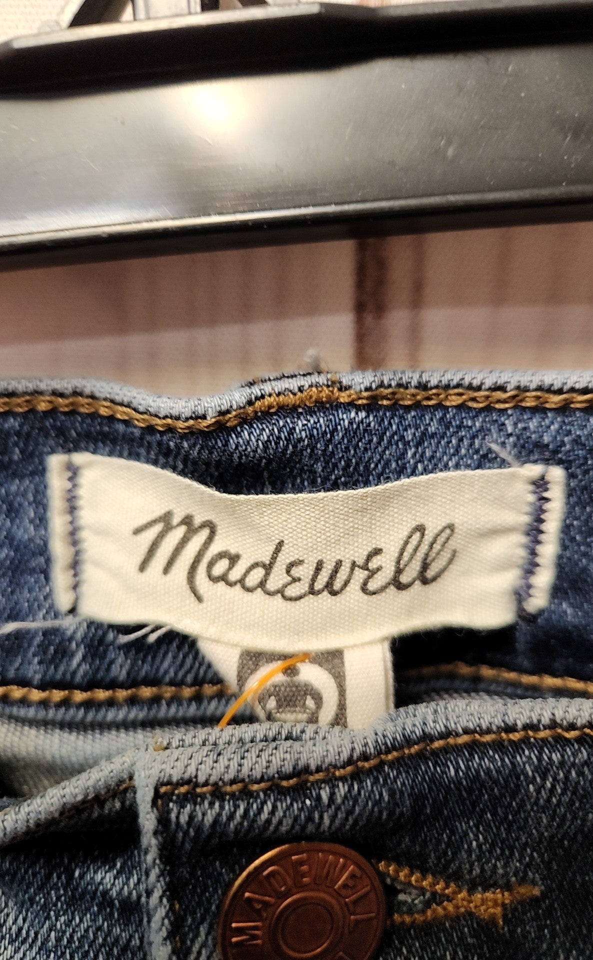 Madewell Women's Size 26 (1-2) Blue Jeans Mid Rise Kick Out Jeans