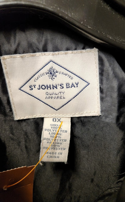 St Johns Bay Women's Size XL Black Vest